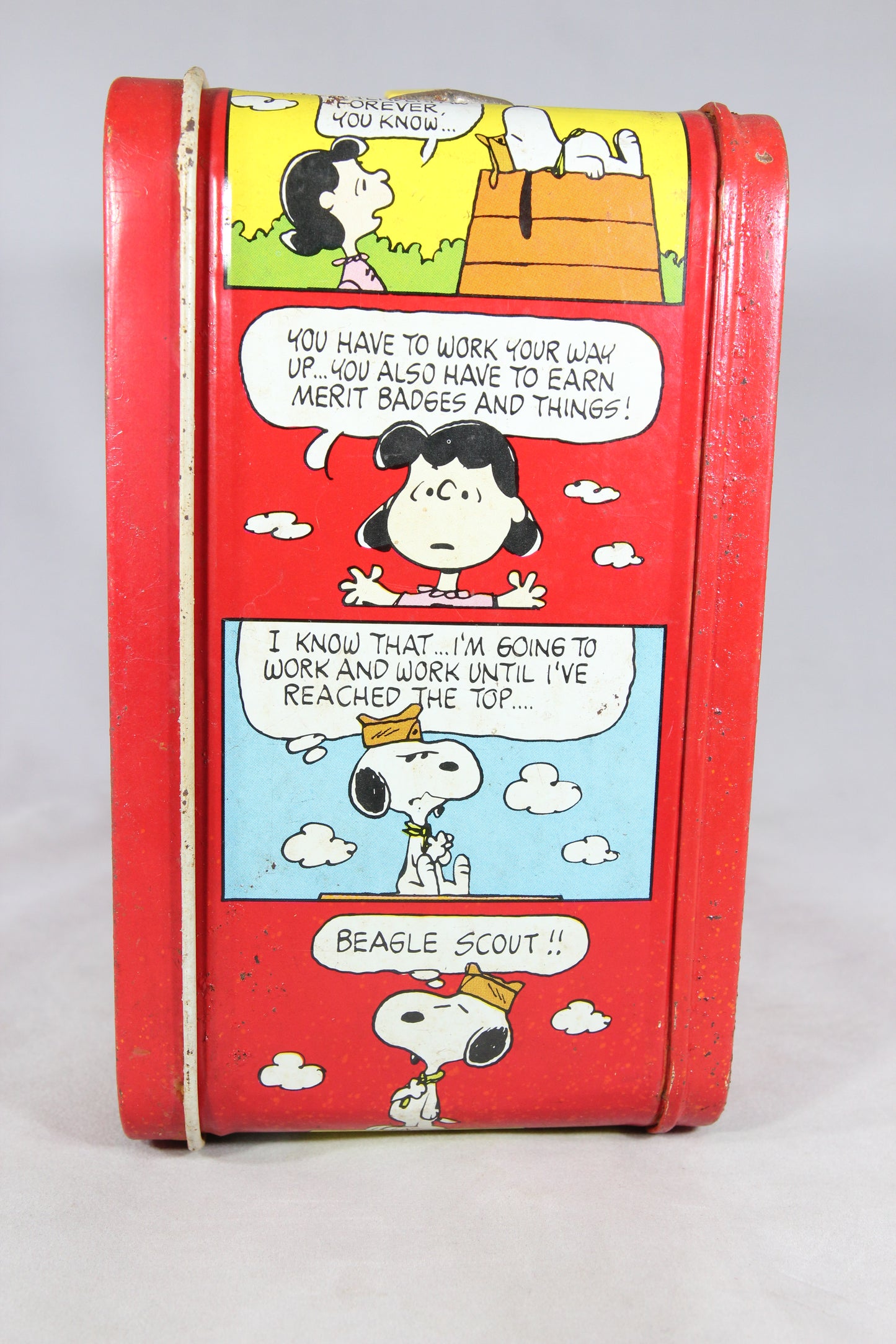 Peanuts Thermos Brand Metal Lunchbox with Thermos, 1965