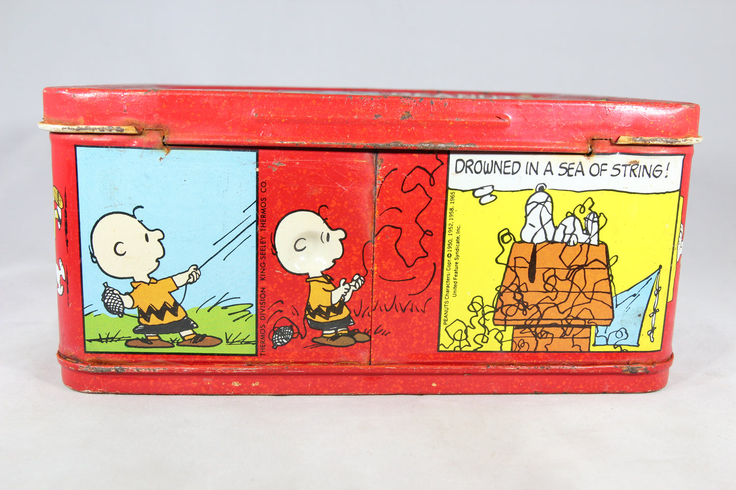 Peanuts Thermos Brand Metal Lunchbox with Thermos, 1965