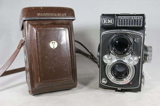 Yashica Copal-MXV Medium Format Camera with Leather Case and Light Meter