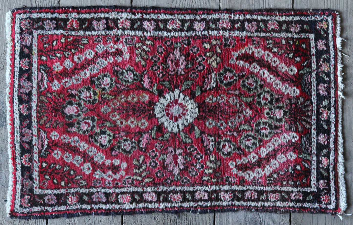 22" x 36" Vintage Handmade Scatter Rug