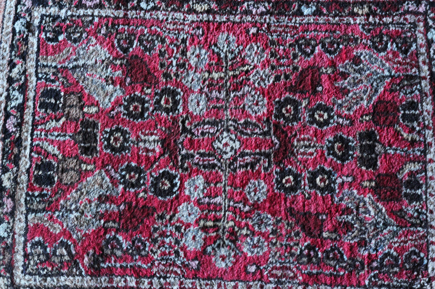 24" x 33" Vintage Handmade Scatter Rug