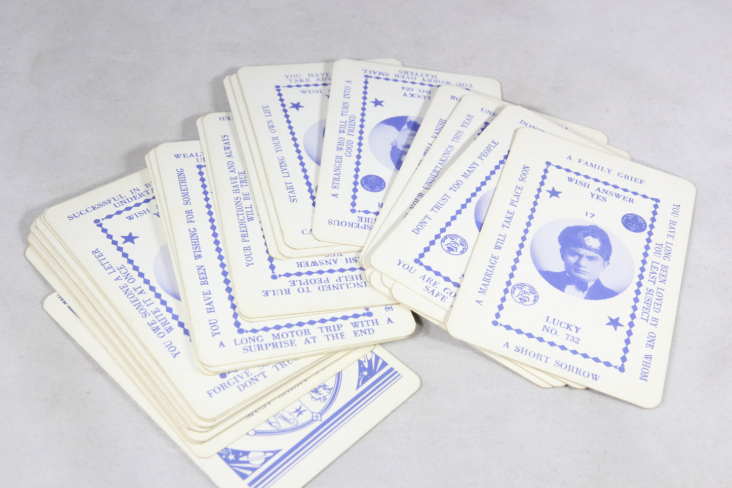 Antique Ingalls' Wonderful Zodiac Fortune Telling Cards, 1930s