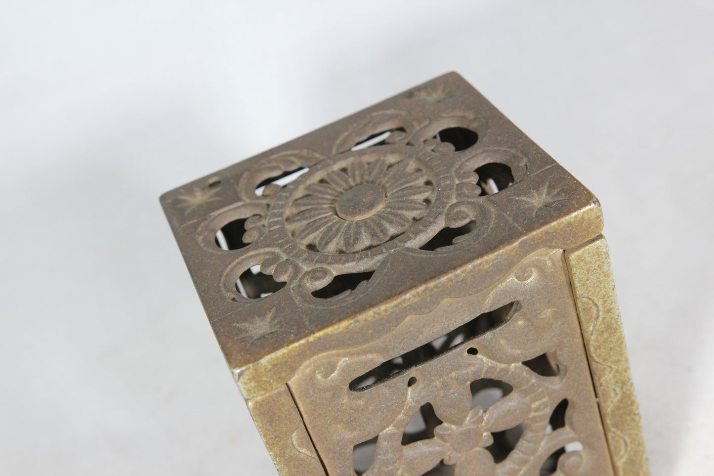 Antique Cast Iron Safe Coin Bank, 1896