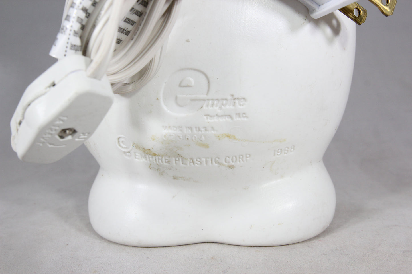 Snowman Light Up Blow Mold by Empire Plastic, 1968