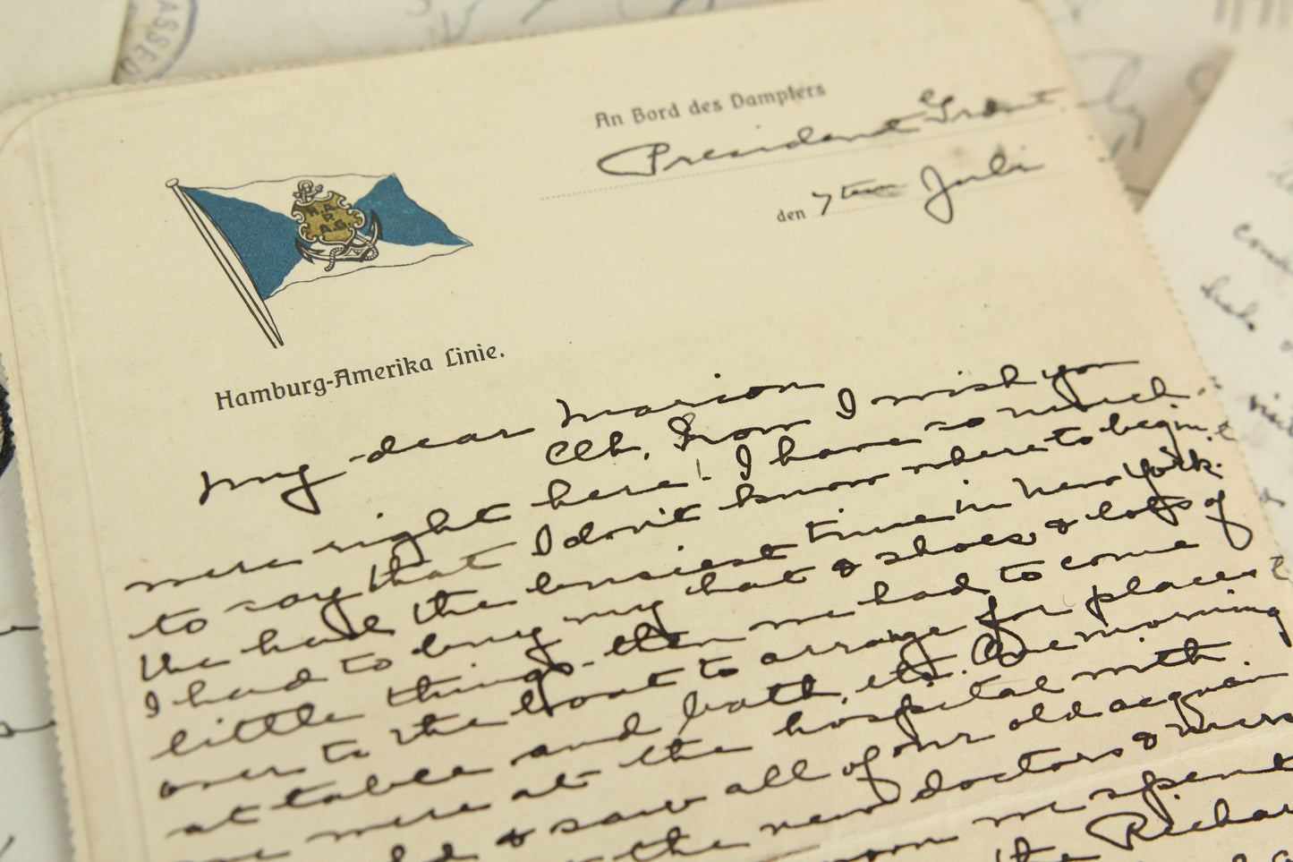 Antique Pre-1960 Handwritten Letters and Correspondence