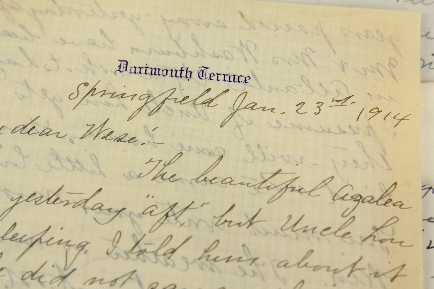 Antique Pre-1960 Handwritten Letters and Correspondence