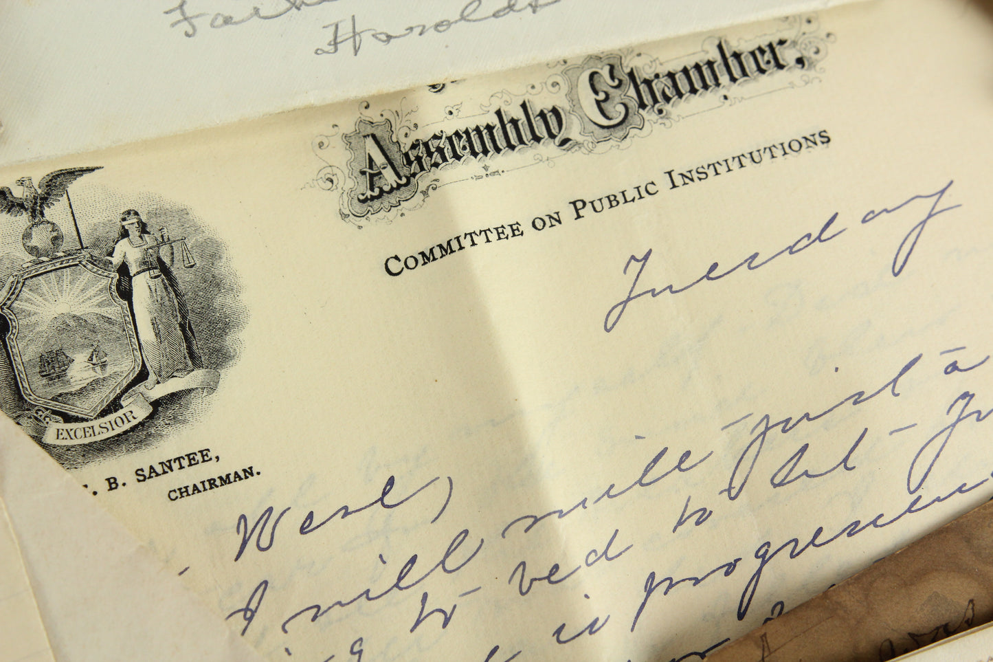 Antique Pre-1960 Handwritten Letters and Correspondence
