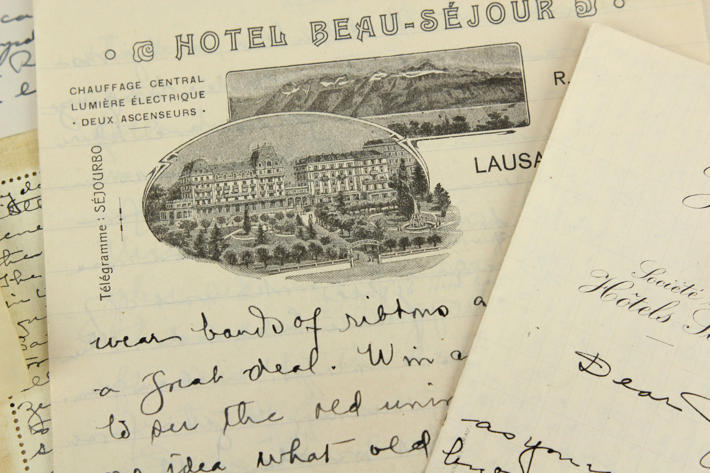 Antique Pre-1960 Handwritten Letters and Correspondence