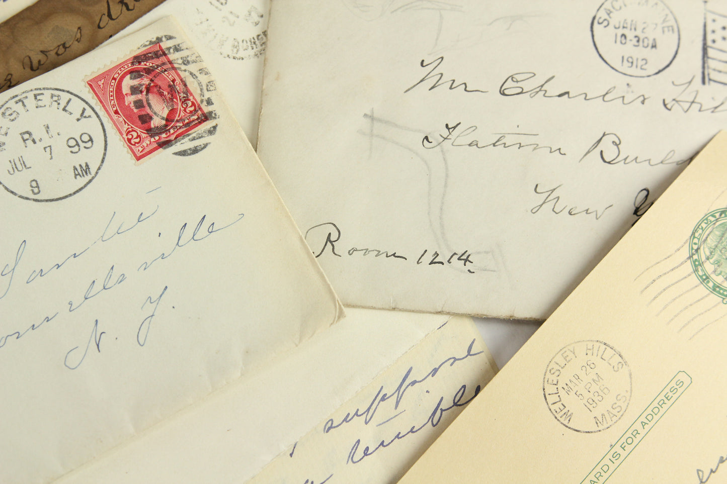 Antique Pre-1960 Handwritten Letters and Correspondence