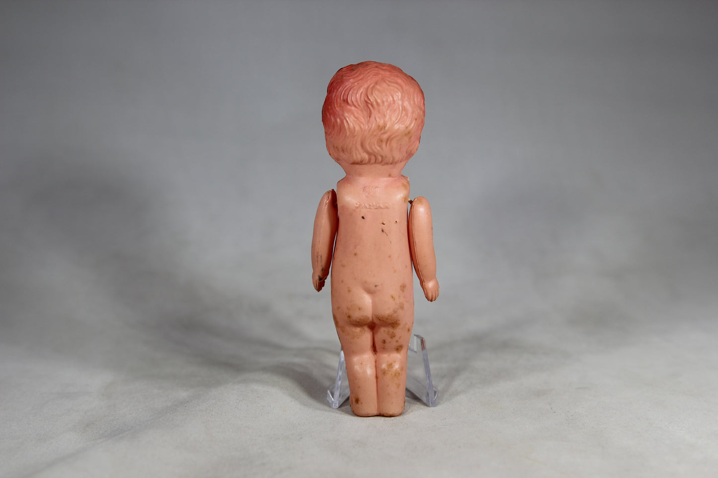 Handpainted Celluloid Flapper Kewpie Doll Made in Japan, 4.5"