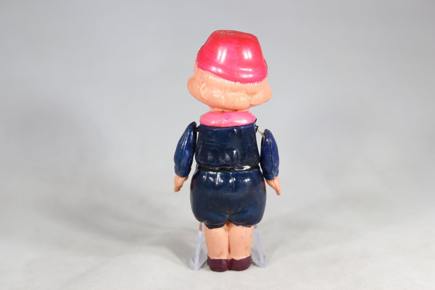 Handpainted Celluloid School Girl Kewpie Doll Made in Japan, 5"
