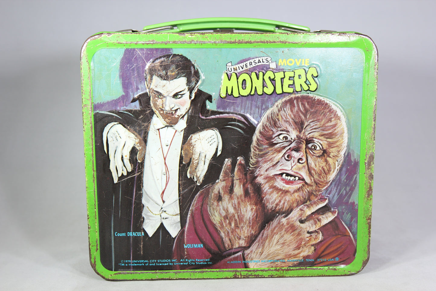Universal Movie Monsters Aladdin Brand Metal Lunchbox, 1979