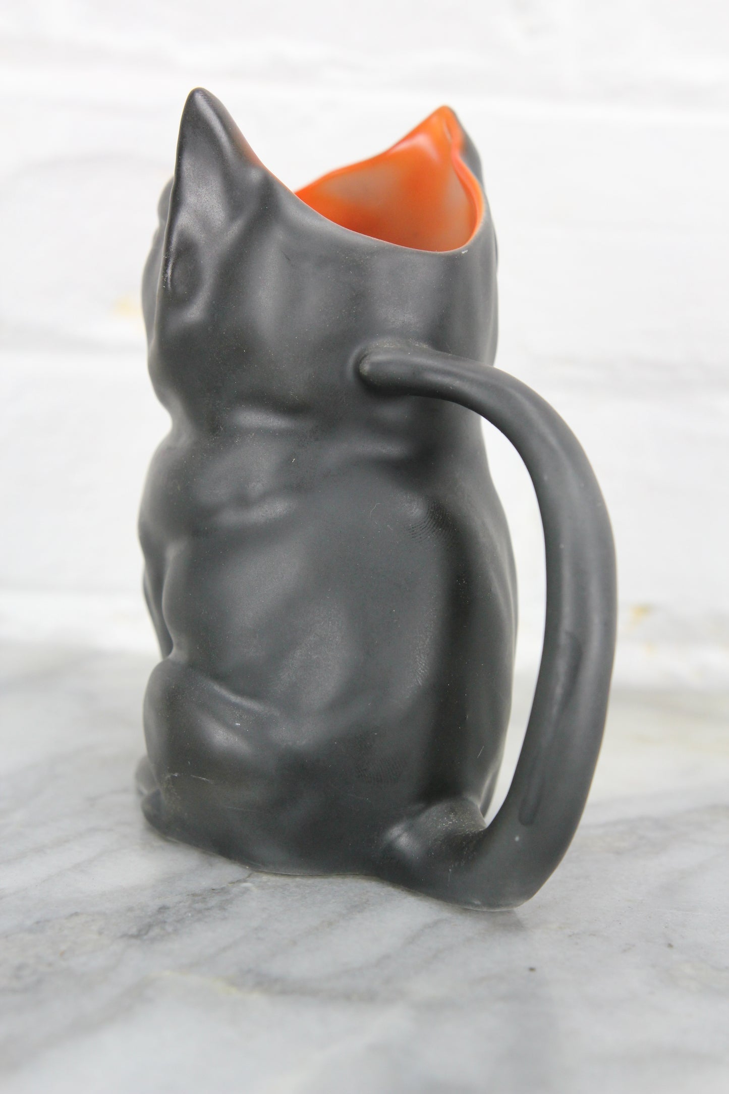 Royal Bayreuth Figural Black Cat Creamer