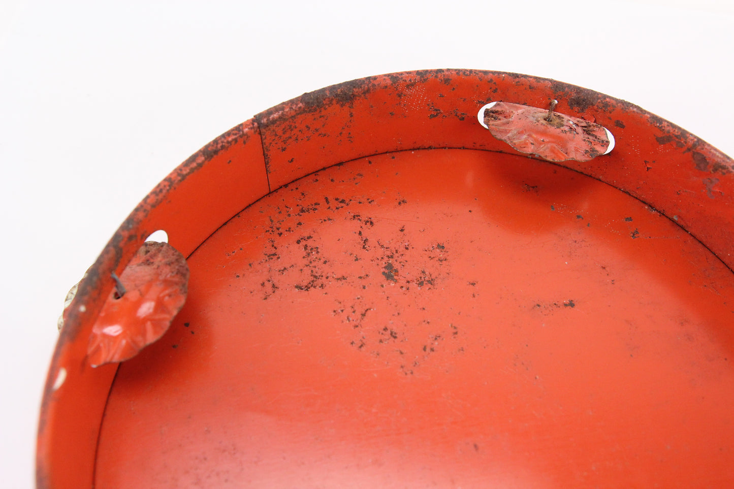 Vintage Halloween Witch Dancing Devils Hat Tin Lithograph Tambourine by T. Cohn