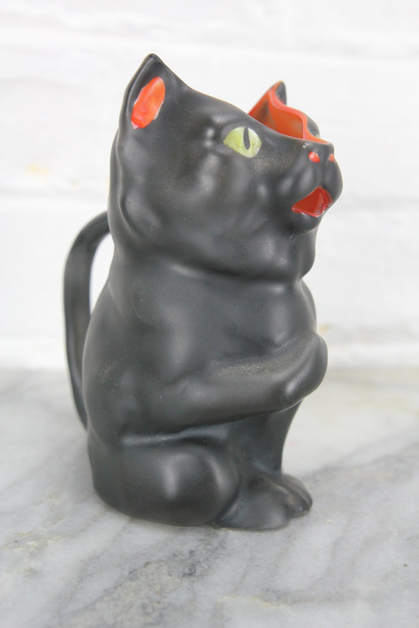 Royal Bayreuth Figural Black Cat Creamer