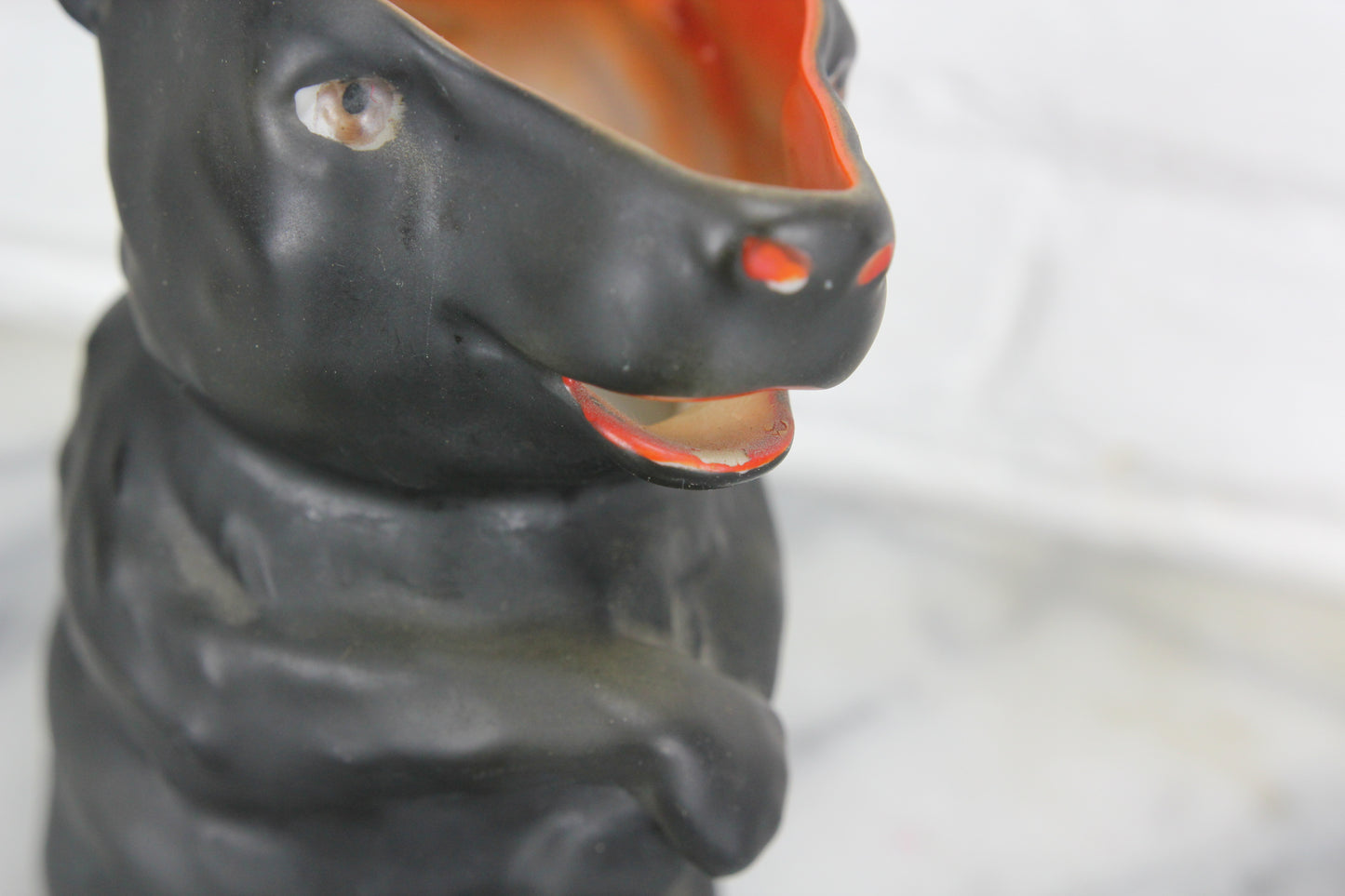 Royal Bayreuth Figural Black Bear Creamer