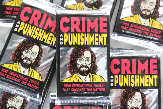 Eclipse Crime and Punishment True Crime Trading Cards, 1992 - Three (3) Packs