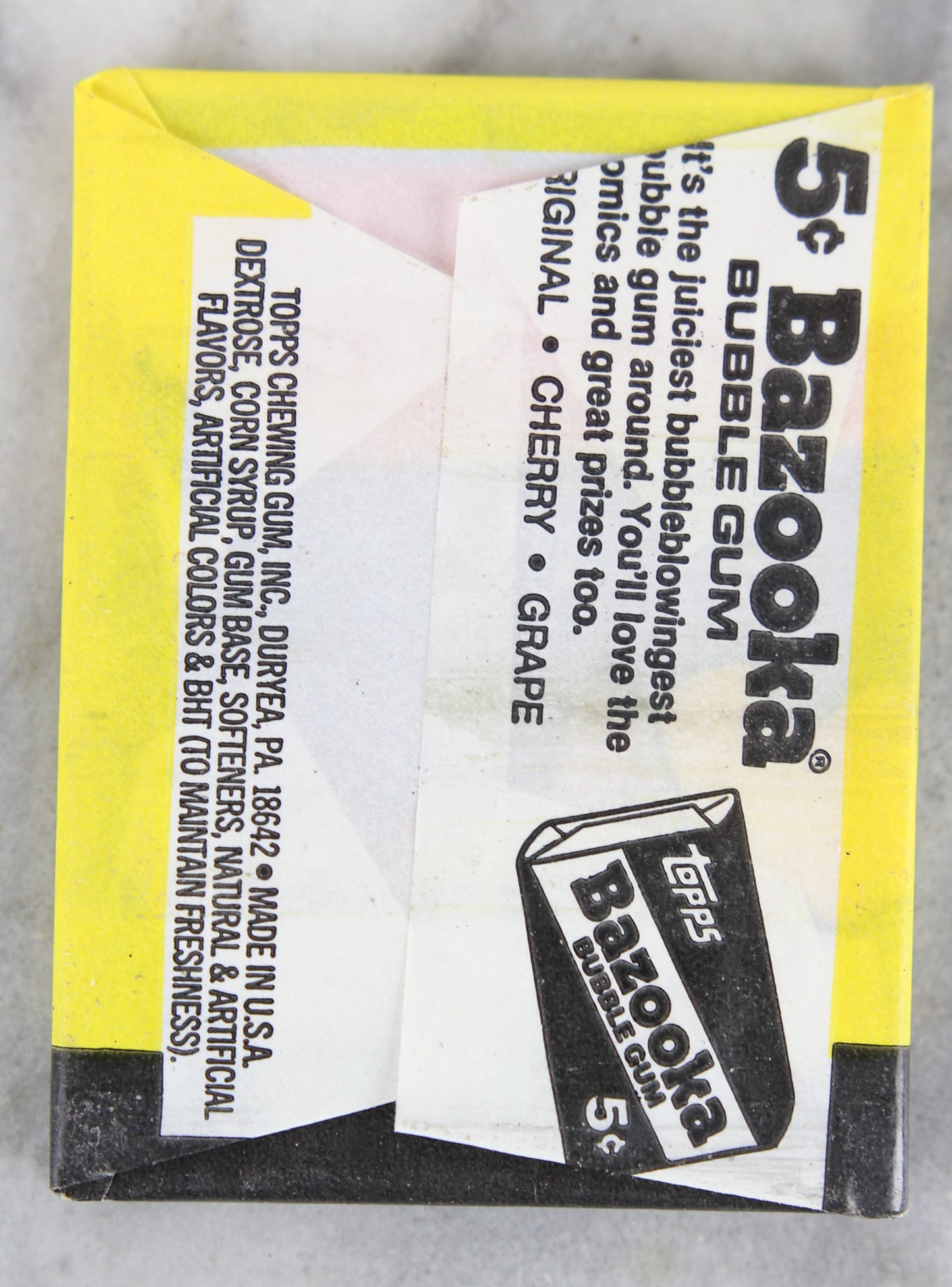 Topps Nintendo Donkey Kong Collectible Trading Cards, One Wax Pack, 1982