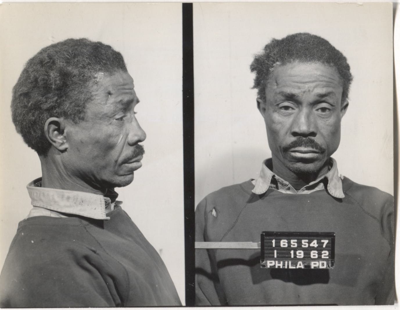 Jesse Benson Mugshot - Arrested on 1/19/1962 for Illegal Lottery