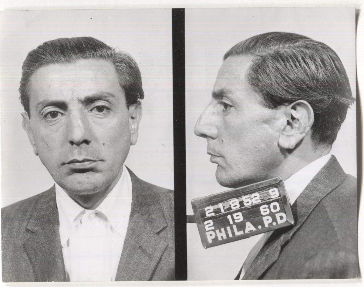 Rocco Belardo Mugshot - Arrested on 2/19/1960 for Being a Gambling Hou ...