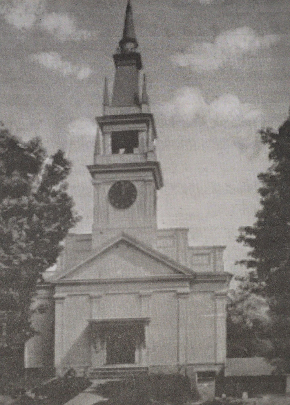 The original 1838 Christian Church of Franklin