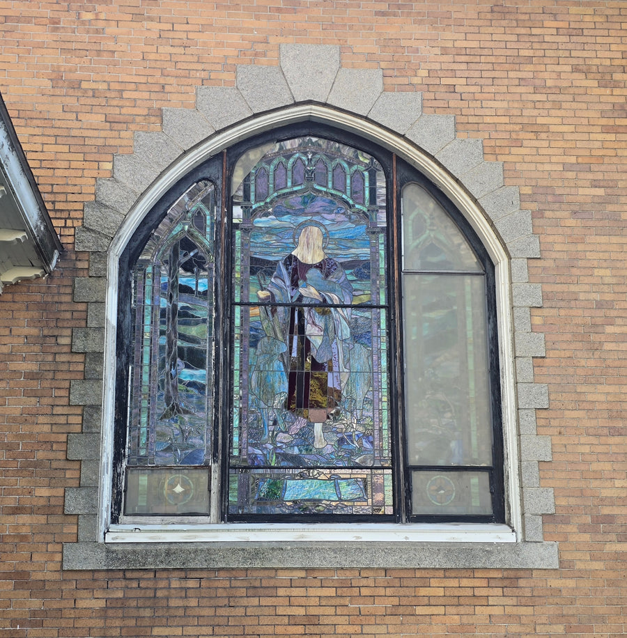 The Hancock window seen from outside