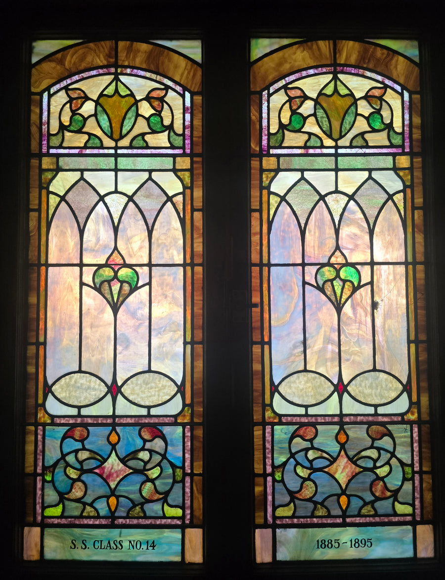 Paired windows for S.S. Class No. 14 and dated 1885 to 1895