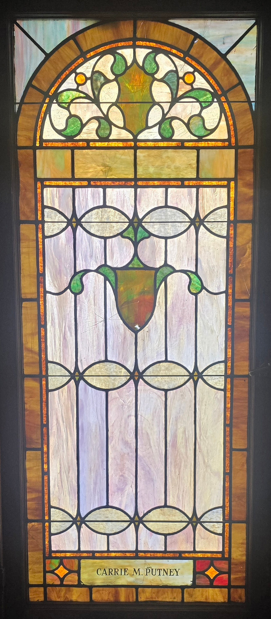 Window for Carrie M. Putney
